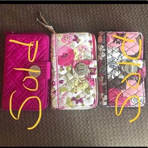 Vera Bradley Cloth Wallets $15 EACH